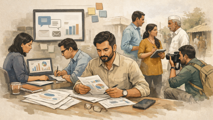 Research, digital communication, and grassroots insight platform in India